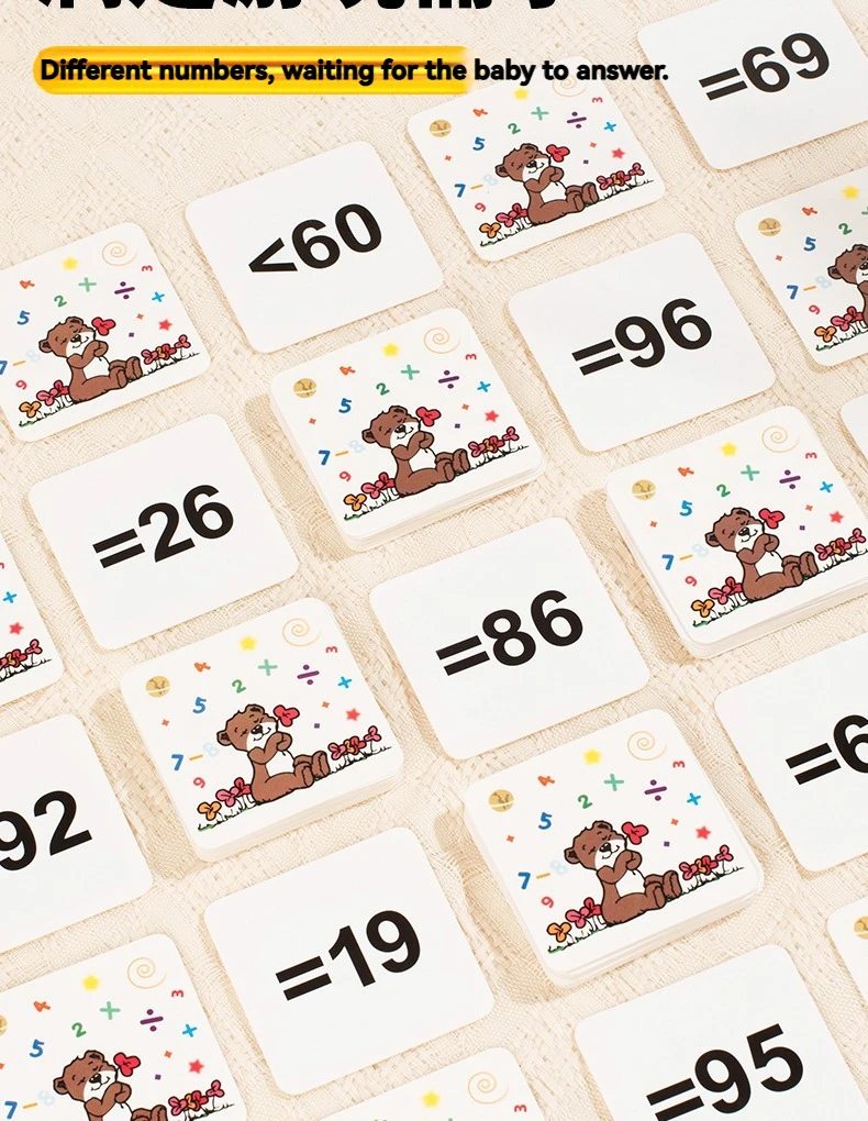 Mathematisches Denktraining für Kinder, Numerische Operationen, Tischspiele, Puzzle-Spielzeug – Detail 6