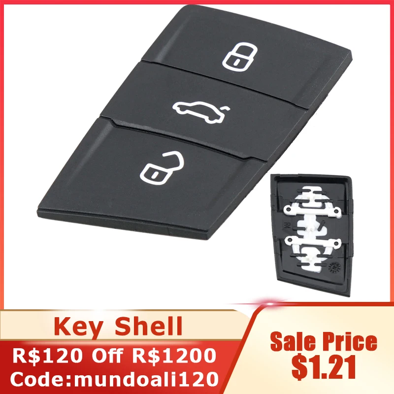 Резиновый чехол с 3 кнопками для