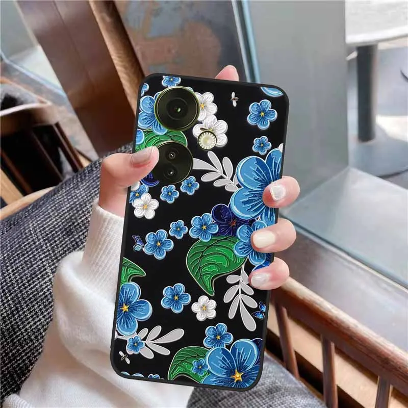 Custodia In Silicone Per OnePlus Nord CE5 5G Design Fiori Disegni