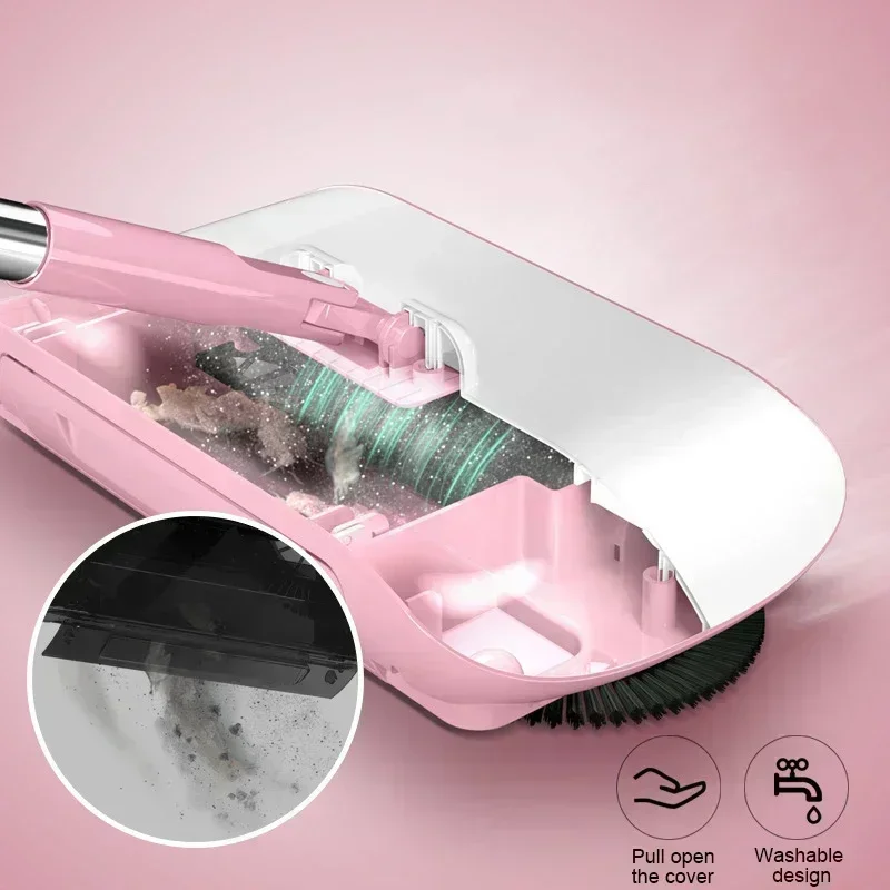 Combination Broom Mop Hand Push Type Scoop Household Broom Dustpan Set Floor Magic Home Cleaning Sweeper Gift