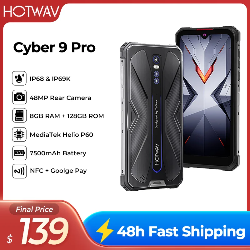 CXKJ Custodia per Hotwav Cyber 9 PRO (6.62 Pollice) + Pellicola Vetro Temperato,Trasparente Cover Morbido Silicone Custodie TPU Cover,per Cyber 9 PRO Antiurto Case - Trasparente