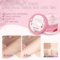 Cherry Body Scrub Exfoliator Deep Cleaning Moisturizing Niacinamide Whitening Improve Cracked Chicken Skin Exfoliating Cream 2