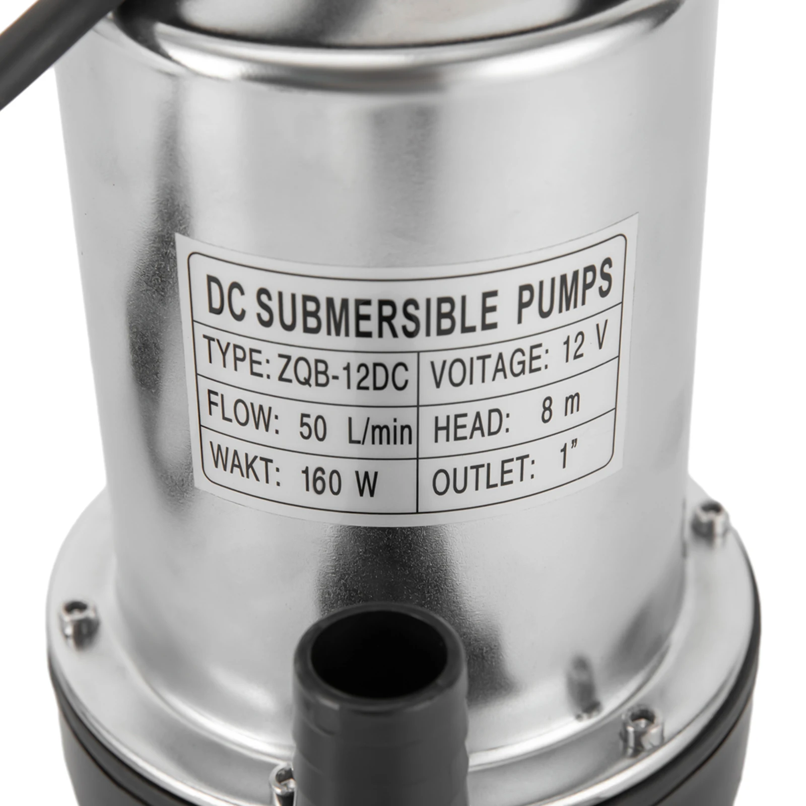 Pompa sommergibile elettrica 12V per pompaggio della pompa trasferimento del carburante per l'acqua gasolio  13
