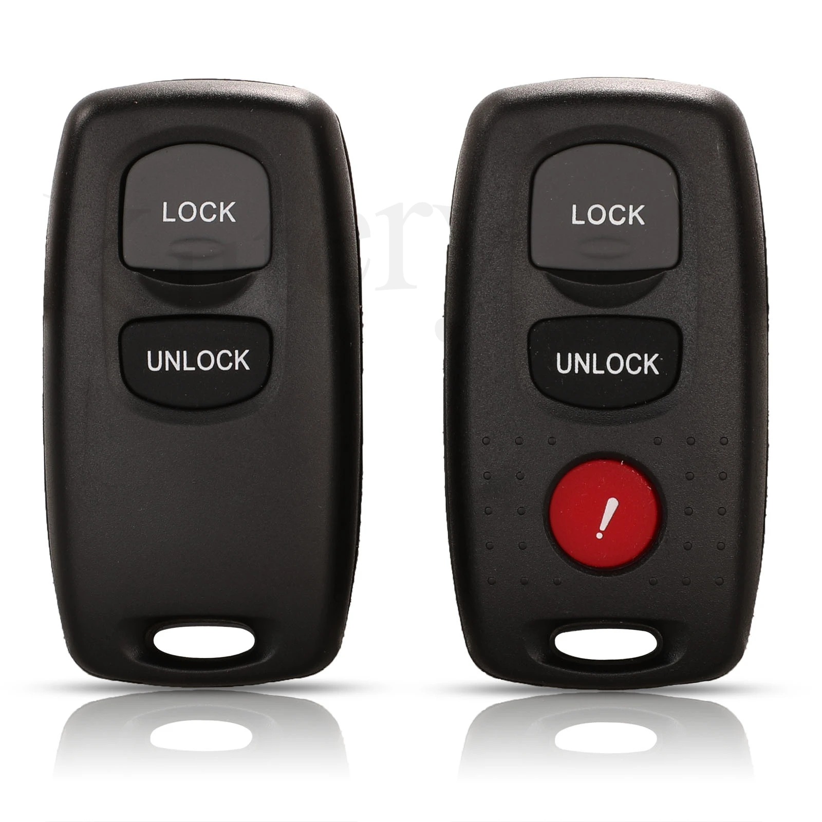 

Jingyuqin 10 шт. чехол для дистанционного ключа подходит для Ford Ranger MAZDA 2 3 6 MPV Protege передатчик безключевой вход брелок для ключей