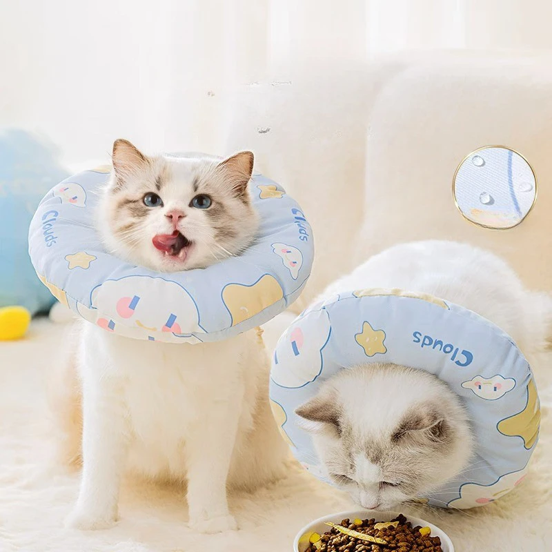 

Cat Dog Sterilization Soft Neck Ring Postoperative Anti Lick and Anti Bite Protective Head Cover Pet Collar Supplies