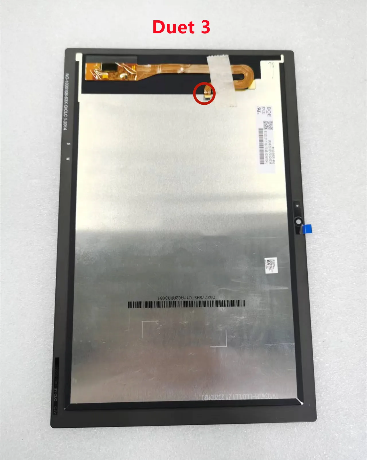 Original 10.3 Inch Polegadas para Lenovo Ideapad Dueto Dueto 3i 82hk000vru Display Lcd com Tela de Toque Digitador Assembléia 100 Testado - Imagem 5