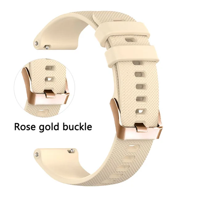 Sleek 18mm Silicone Watch Band Bracelet Strap