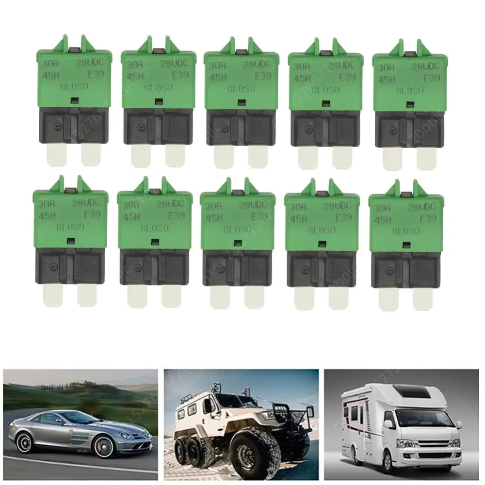 Interruttore Automatico Reset Manuale T3 5A - Fusibile Ribaltabile Per Auto, Camion, Barche E RV, Confezione Da 3 Pezzi