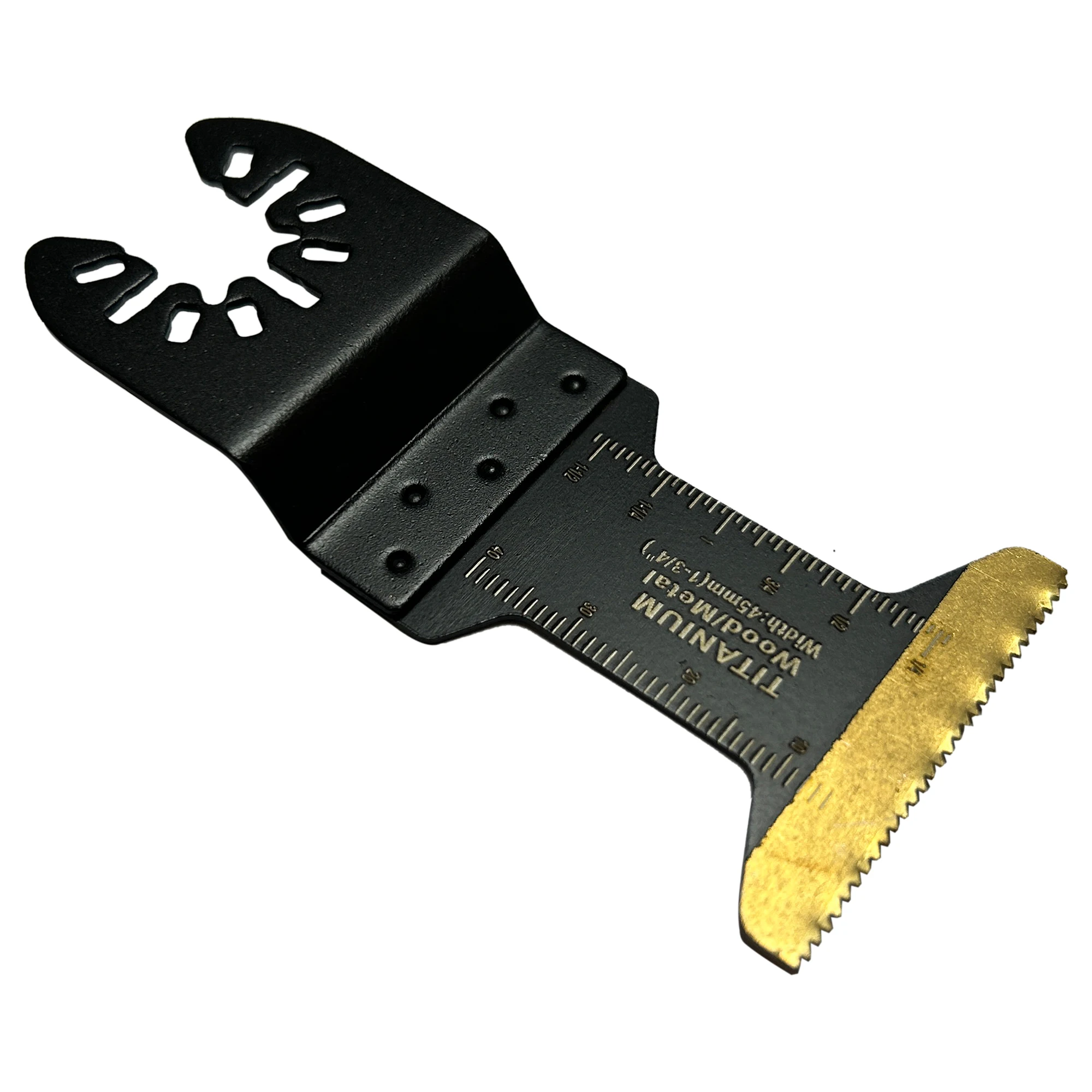 15 PCS Titanium Oscillating Saw Blades Metal Cutting, Universal Multitool Blades For Soft Metal Nails Hard Material And Wood Plastic, Multi Tool Blades Kits Fit Dewalt Bosch Milwaukee Ryobi