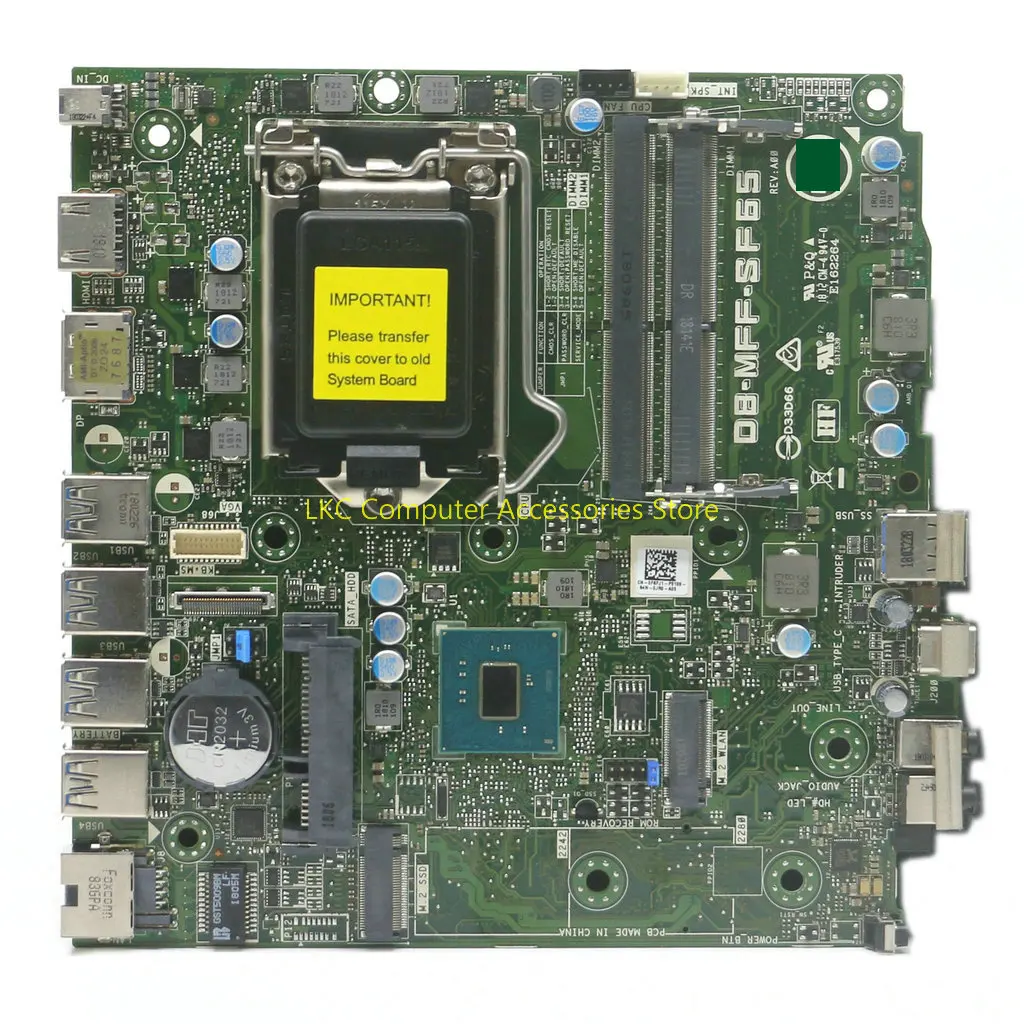 Nuovo Per Dell Optiplex 5050M Optiplex 7050M Mini Scheda Madre F6Fj1 Muslimate Cn-0F6Fj1 D8-Mff-Sf65 Lga1151 Ddr4 Testato Al 100%