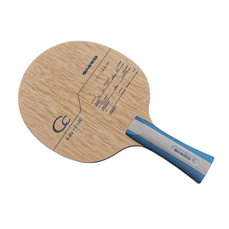 Original SANWEI CC CARBON Table Tennis Blade Racket Offensive Type Ping Pong Bat Paddle