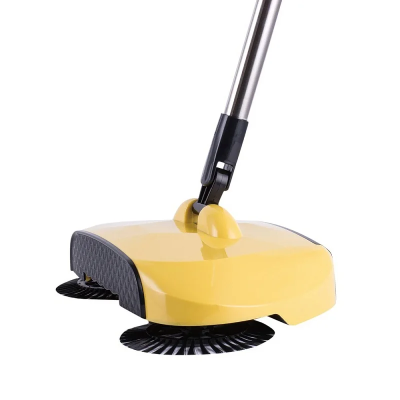 Stainless Steel Sweeping Machine Push Type Hand Push Magic Broom Dustpan Handle Household Cleaning Package Hand Push Sweeper Mop - 3