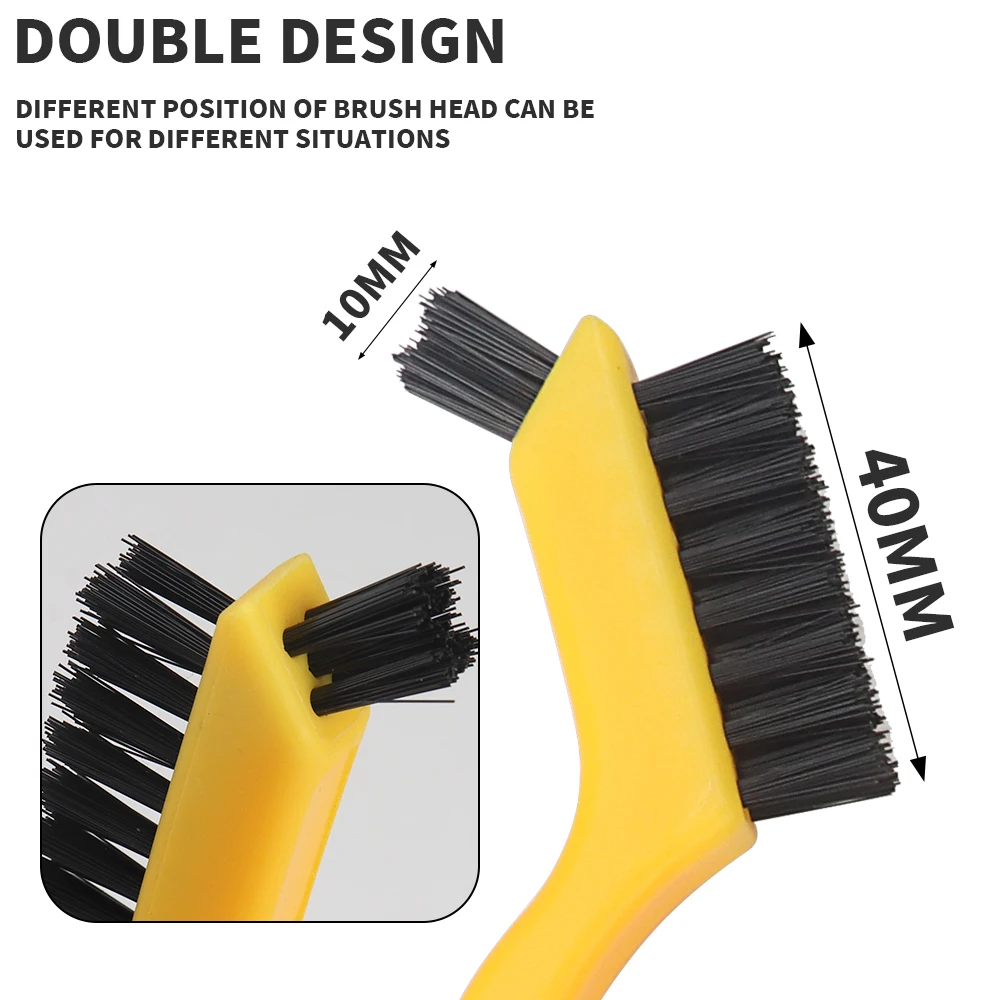 7Inch Brass Cleaning Brush Mini Stainless Steel Brush Metal Burr Polishing Rust Removal Kitchen Dirt Cleaning Nylon 3pcs cleaning brush stainless steel wire brush