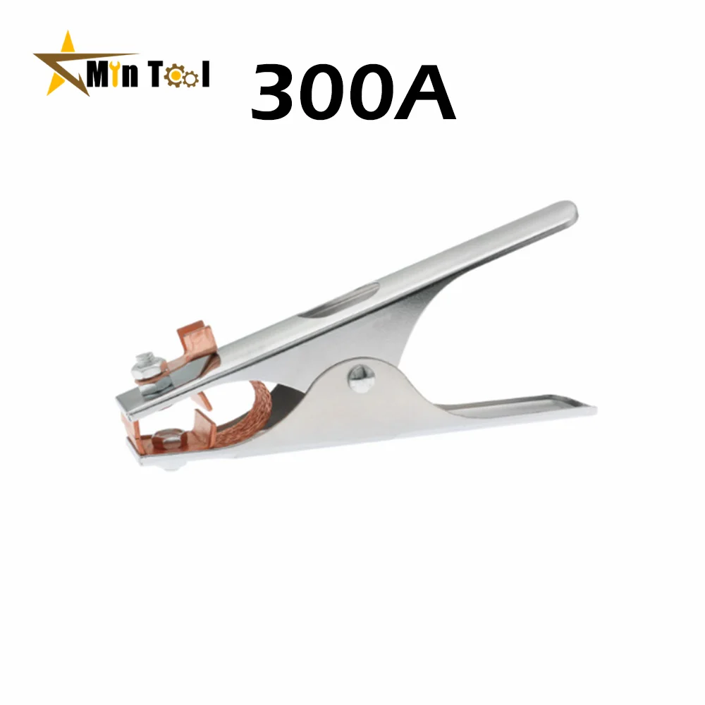 Welding Earth Clamp Ground Clamps Equipment 300Amp Electrode Holder Cable Clip for Welder Tools Grounding Welders Hand Tool welding accessories clamp