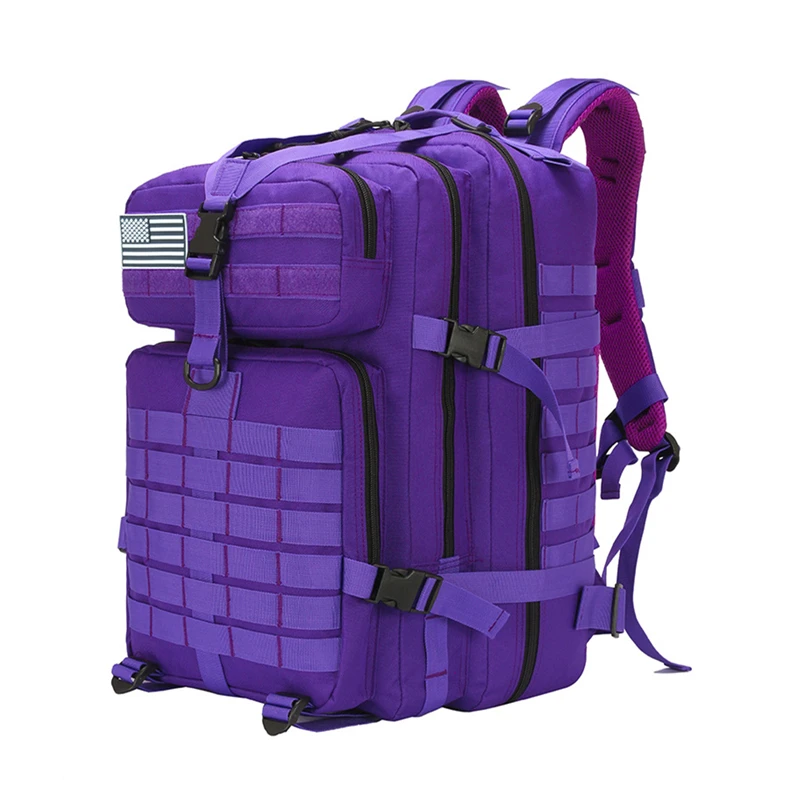 45L 3P Tactical Backpack Bag Outdoor Waterproof Climbing Rucksack Sport Camping Hiking Trekking Bag Mochila