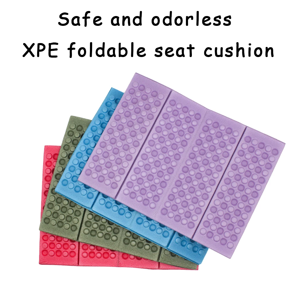 Camping Mat Picnic Beach Moisture-Proof Foldable XPE Cushion Hiking Portable Small Mats Egg Trough Waterproof Pad