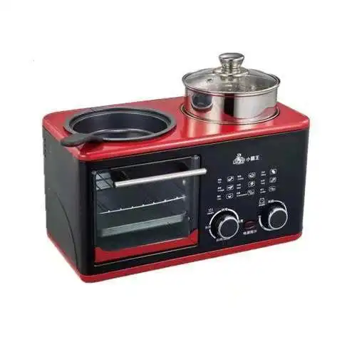 

Four-in-One Breakfast Machine Multi-Functional Electric Oven Toasted Bread Sandwich Artifact