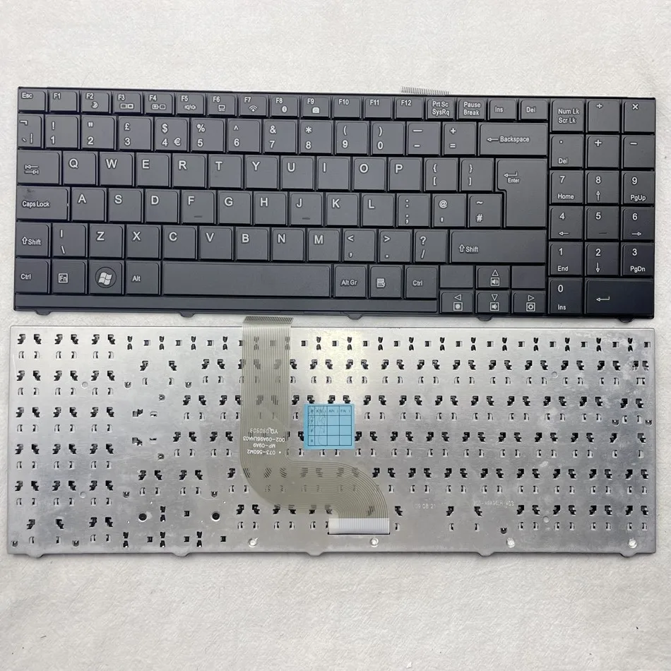 

Клавиатура для ноутбука Medion S5612 MD97424 MD97644 MD97798 MD97930, черная, британская Раскладка