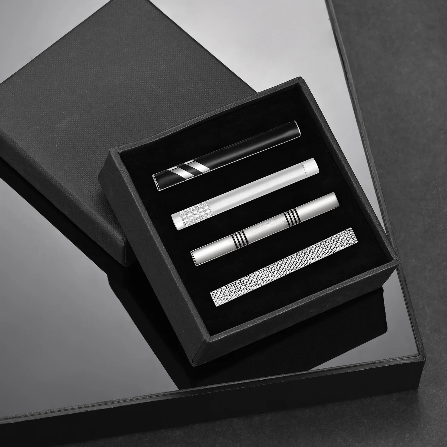 Tie Clips Tie Clips for Men Business Party Gift Box