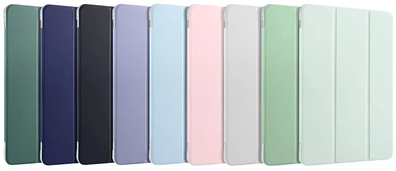 Enhanced Tablet Case with Pencil Holder and Soft Back Cover