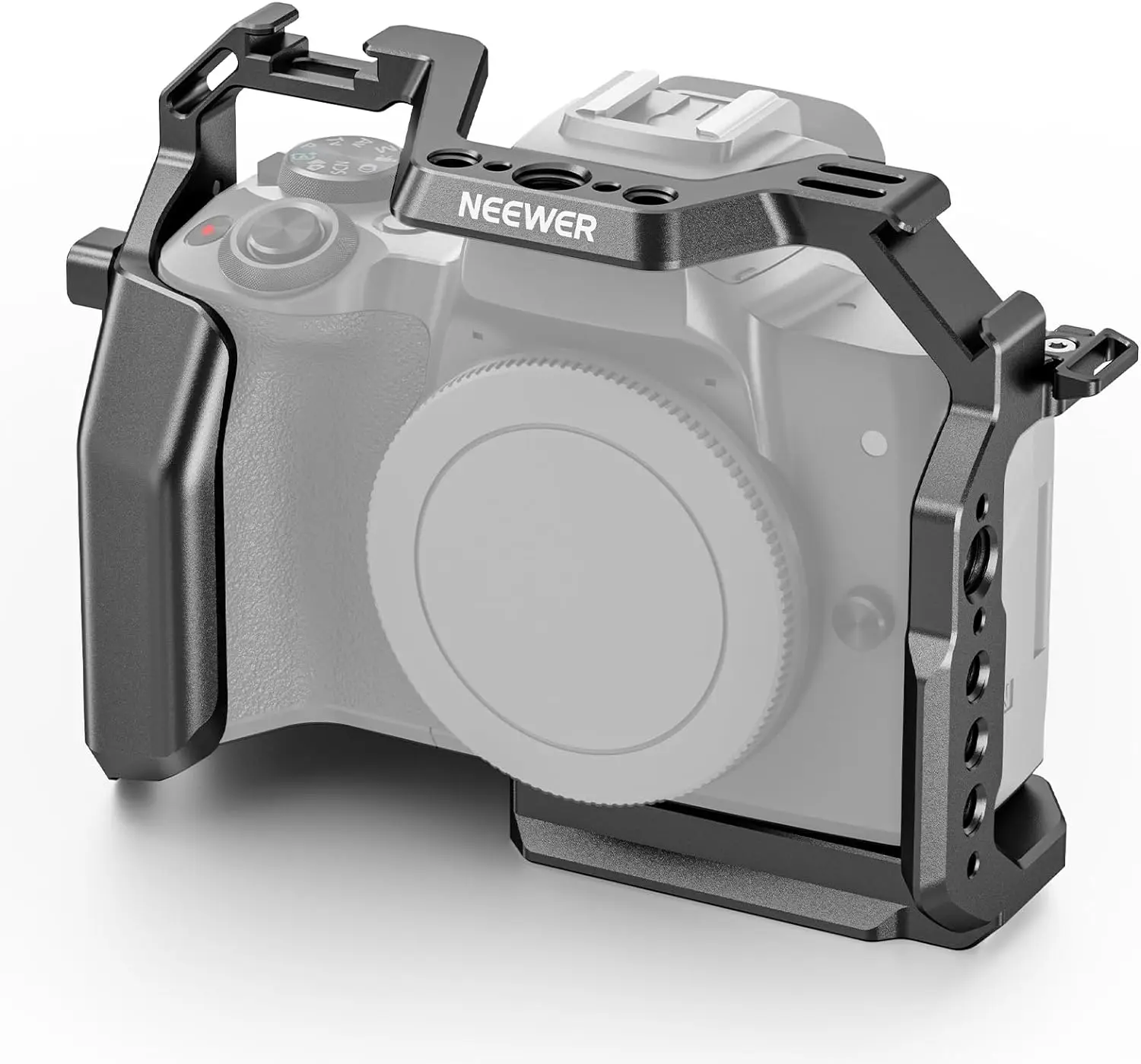 Neewer M50/M50 Ii Gabbia Per Canon M50 M50 Mark Ii, Impianto Video In Alluminio Con Base Arca Compatibile Con Dji Rs2 Rs3 Gimbal