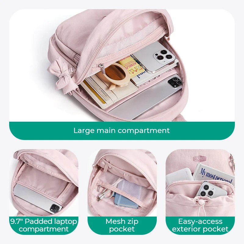 Sleek Waterproof Fashion Backpack