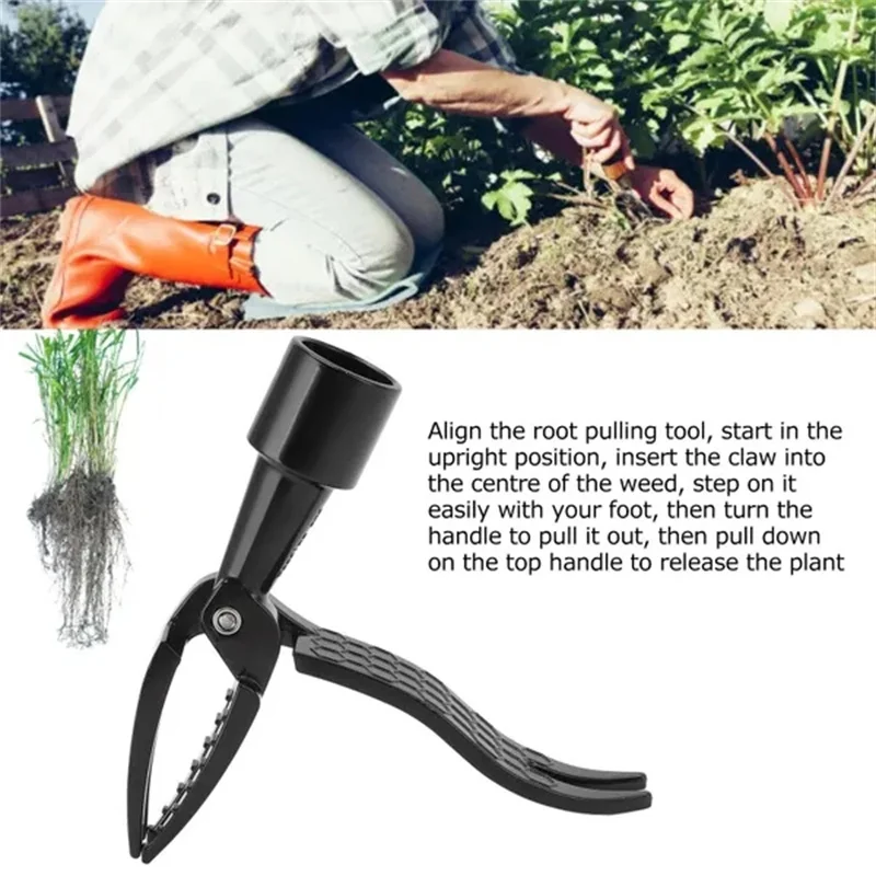 Stand Up Weed Puller Tool Aluminum Claw Manual Weed Remover Tool For Outdoor Garden Lawn Garden Digging Weeder Removal Accessory images - 6