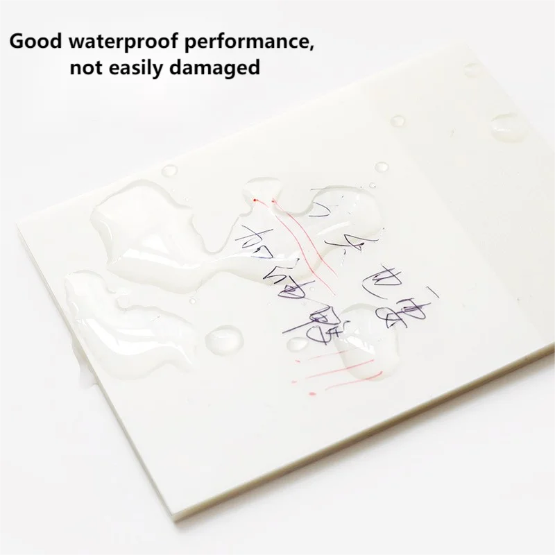 Transparent Sticker 2 uds pegatina transparente perspectiva creativa N veces aplicar pel&iacute;cula fluorescente sin cubrir