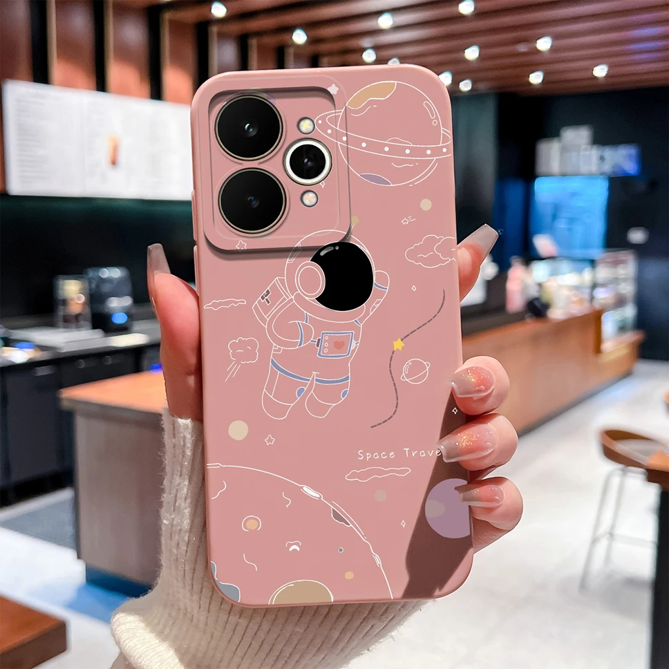 Creative Cartoon Pattern Soft Back Phone Case with Camera Protection - Lightweight Shell