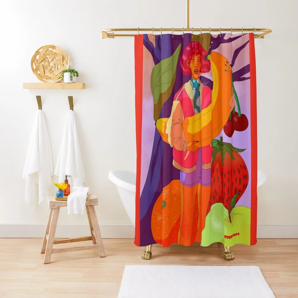 

Banana Babe Shower Curtain For The Bathroom Transparent Bathroom Shower Bathroom Decor Shower For Bathrooms Curtain