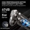 SEJOY Anti-Pinch Electric Shaver Beard Trimmer 3D Rotary Razor Electric Razor for Men Waterproof 4