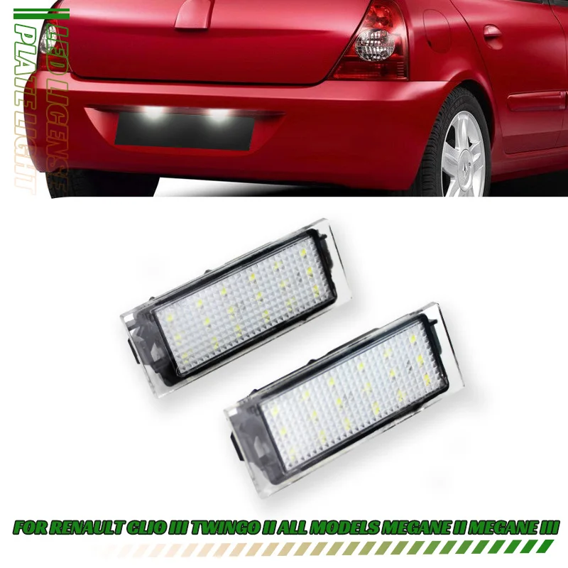 Led Targa Lampada Luce Auto Luz Nessun Errore Per Renault Megane 3 Clio Laguna 2 Megane 3 Twingo