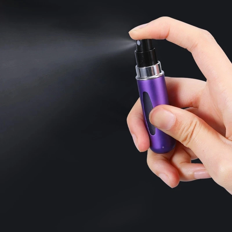 Spray bottle 6Pcs Portable Spray Bottle Travel Suit 5ml Self-priming Bottom Filling Perfume Bottles Set