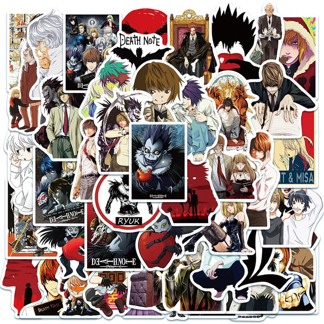 Stickers Death Note 3 DEATH Note Stickers Decal Vinyl Red Anime Theme