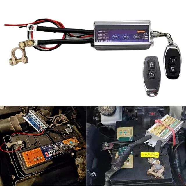 Autobatterie-Trenn schalter Isolator-Haupt schalter 12V Universal-Funk  fernbedienung Anti-Leckage-Hauptstrom schalter