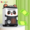 Kids Fingerprint Recognition Password Electronic Piggy Bank Toy Safe Bank Panda Cartoon Mini Atm Saving Box with Light and Music 1