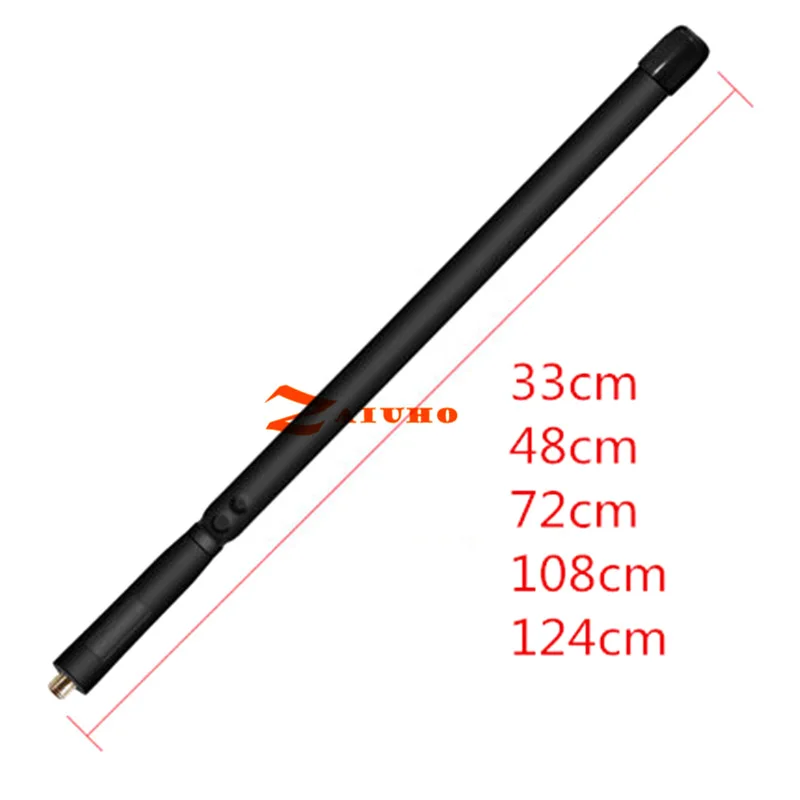 Baofeng-antena Tática Sma-f Dobrável Vhf Uhf Walkie Talkie Baofeng Uv5r 82 9r Plus Bf888s para Caça cs Novo - Image 2