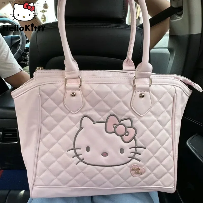 Sac à Dos/sac Bandoulière Hello Kitty Rose Grand Modèle 32x43 Cm - Neuf Avec étiquettes