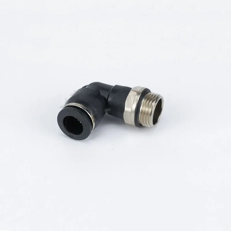 GOGO L type 10mm G1/4" Elbow PU hose connector 90 degree PL10-G02 Nylon Pipe Joint Pneumatic Air Fitting | Строительство и
