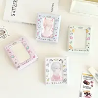 Ins Style Mini Angel Puppy Kitten Envelope Card Holder 3inch Card Book Korea Sweet Style Mini Card Storage Book Polaroid Album 1