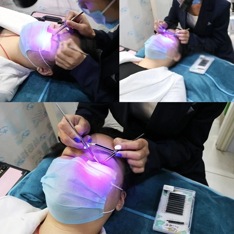 New Eyelash Beauty Nail Glue Fast Curing Lamp False Eyelashes Grafting LED Floor Lamp UV Gel Curing