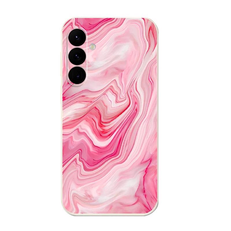 Elegant Marble Watercolor Silicone Shockproof Phone Case