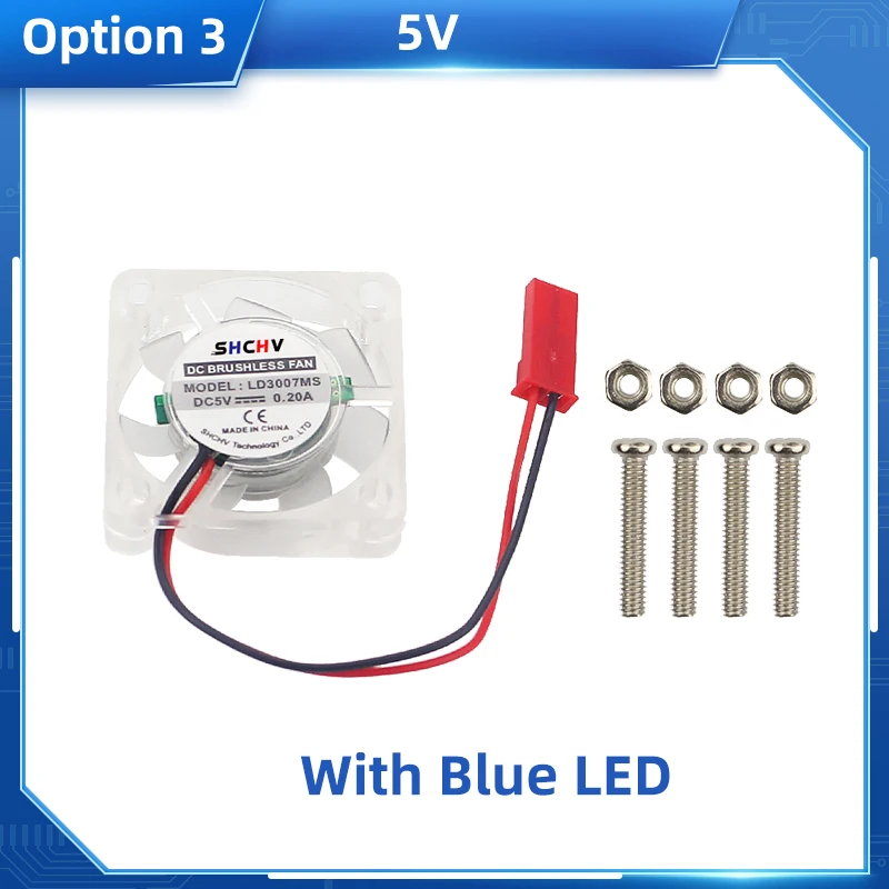 With LED