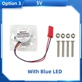 With LED