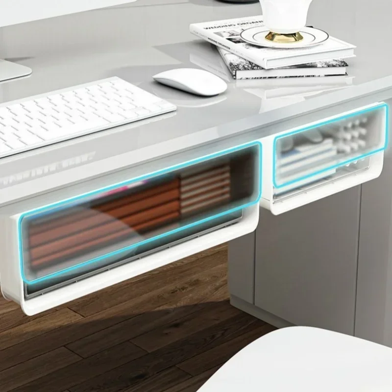 Under Desk Hidden Drawer Organizer Office Organizer Stationery Dormitory Sundry Storage Drawer
