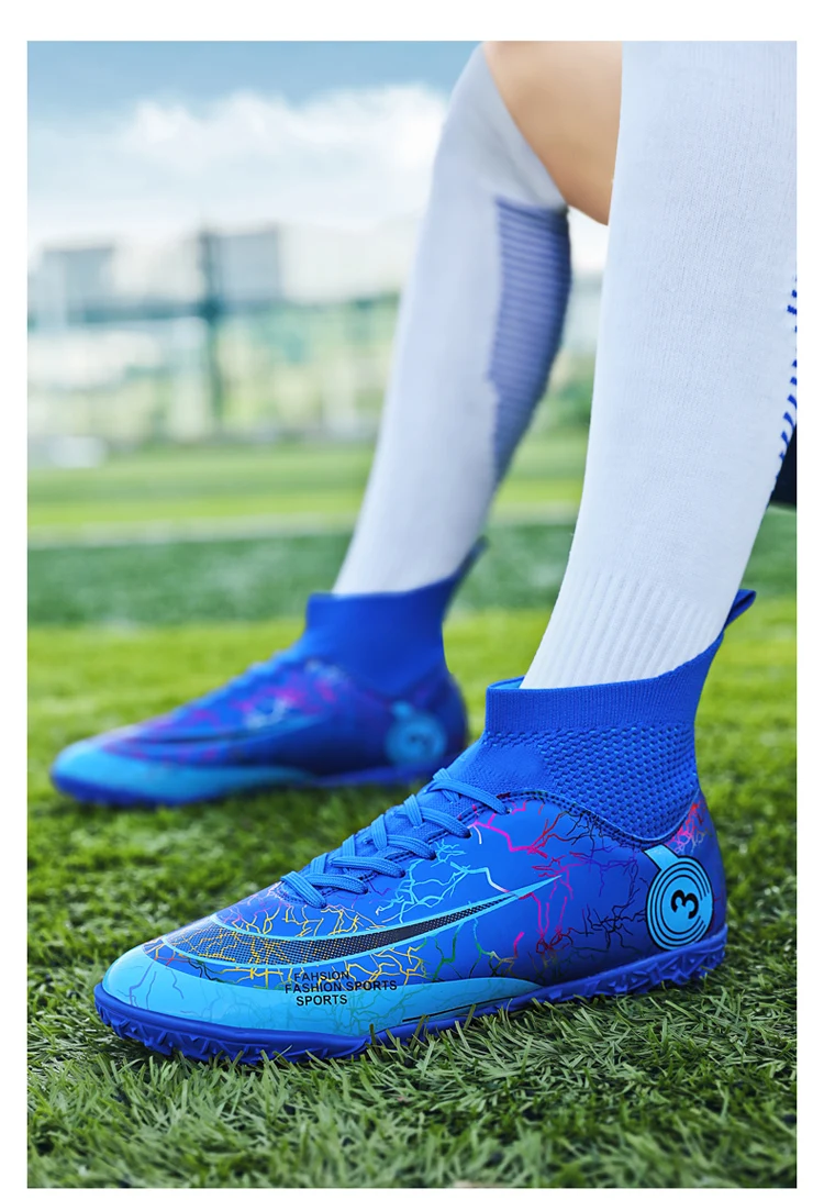 Long Spikes Society Herren Fußball Indoor Rasentraining Fast Field Boots Cleats Mann Turnschuhe Futsal Fußballschuhe_voghion.com