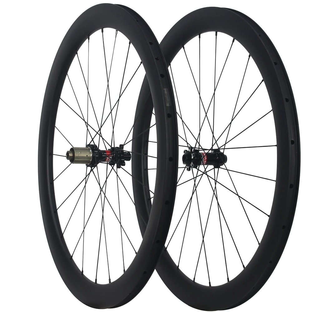700c Carbon Road Disc Wheels 50x25mm Tubeless Novatec D411sb/d412sb