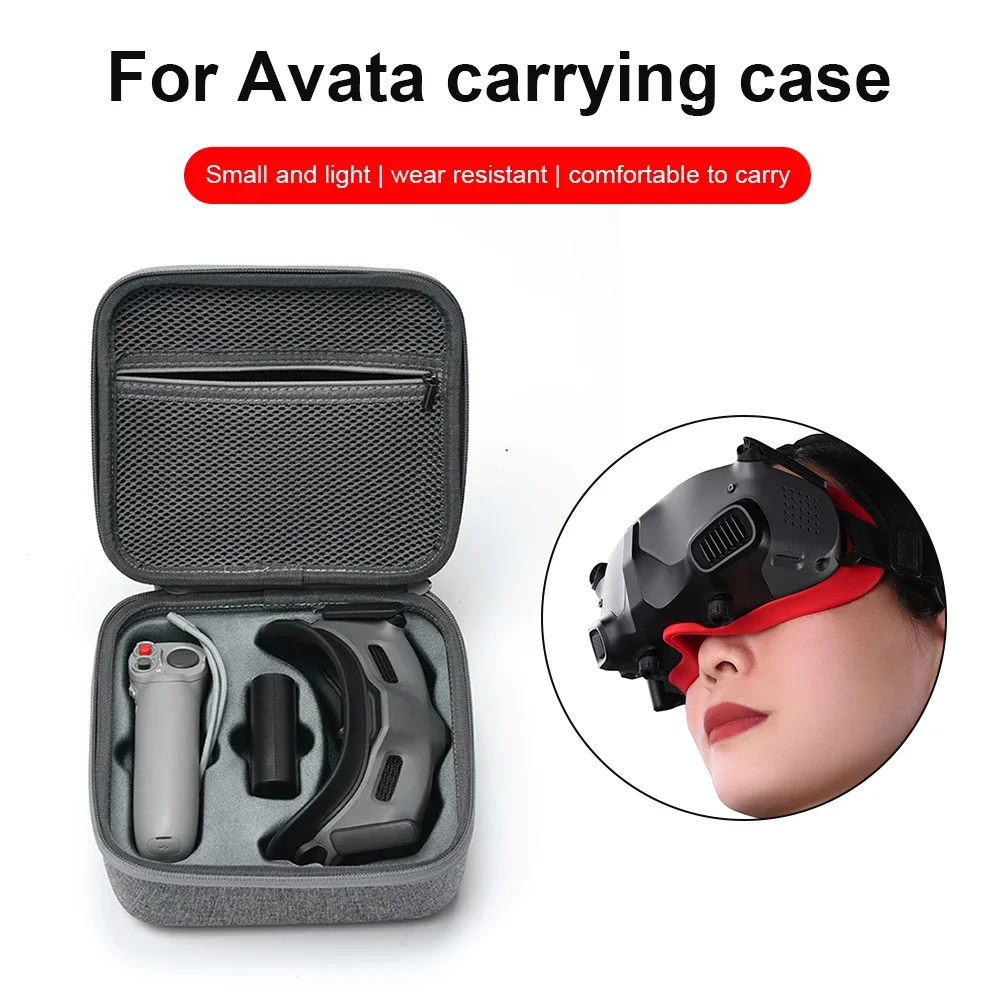 Drone Accessories Drone Storage Bag Drone Storage Case For DJI Avata Goggles 2 Portable Waterproof Suitcase Travel Carrying Case Handbag