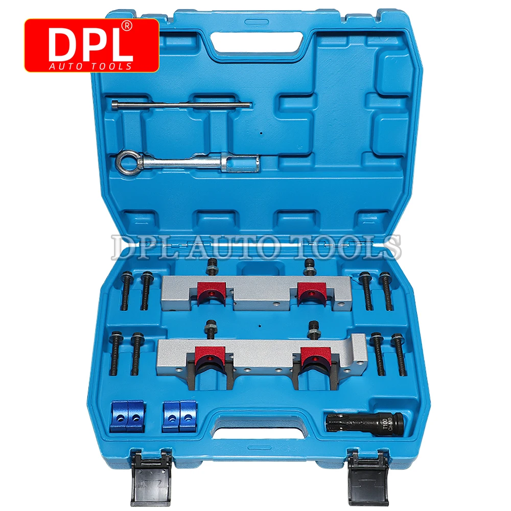 Camshaft Locking Alignment Engine Timing Tool Kit For Mercedes Benz M133 M270 M274 with Fuel Injector Remover Installer Tool 1