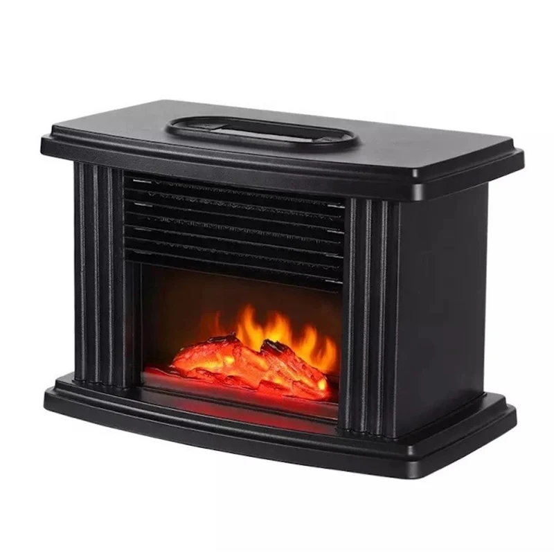 1000W Household Winter Heating Machine Log Burning Fire Flame Effect Stove  Heater Electric Heather Fireplace with Remote Control